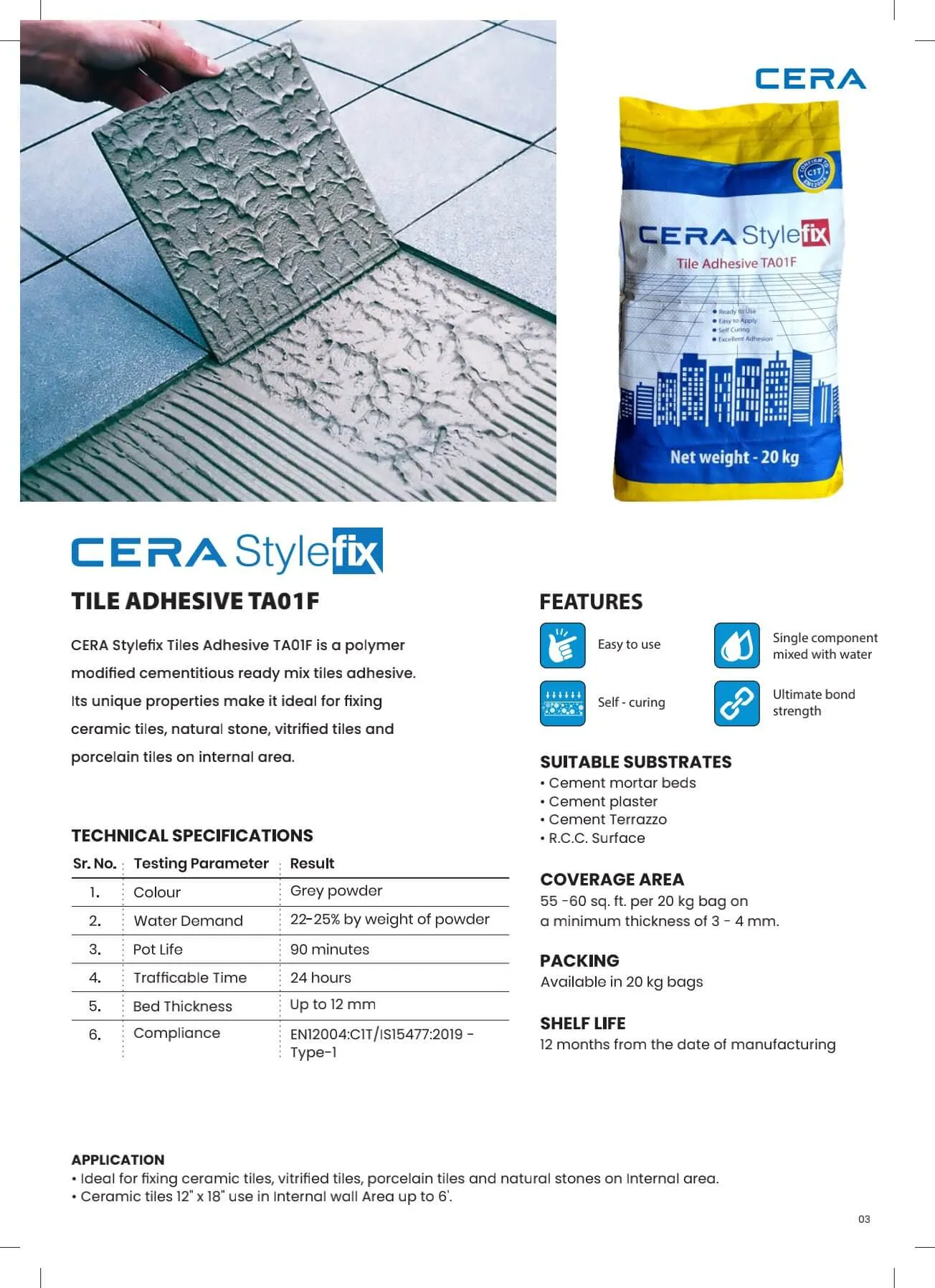 Product 1 - Detailed view